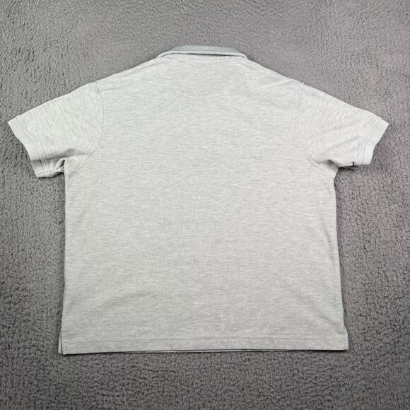 U-510 Polo Shirt Mens Large Gray Pique Mesh Stretch Under 510 Button Down - Picture 6 of 9